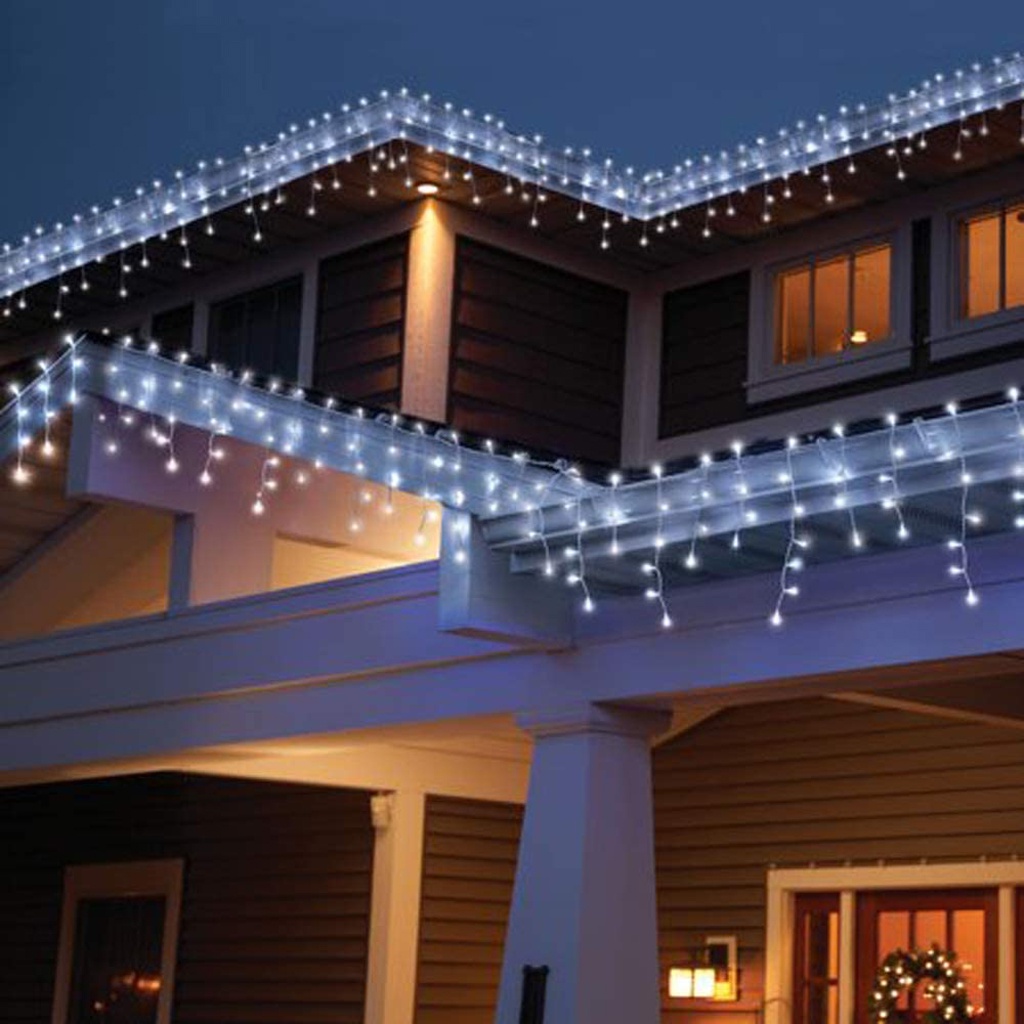 ☀INDOLAND☀ 4.85 Meter Lampu Natal Tirai LED Curtain Light | Tumblr Tirai Lampu Hias Warna Warmwhite dll E023