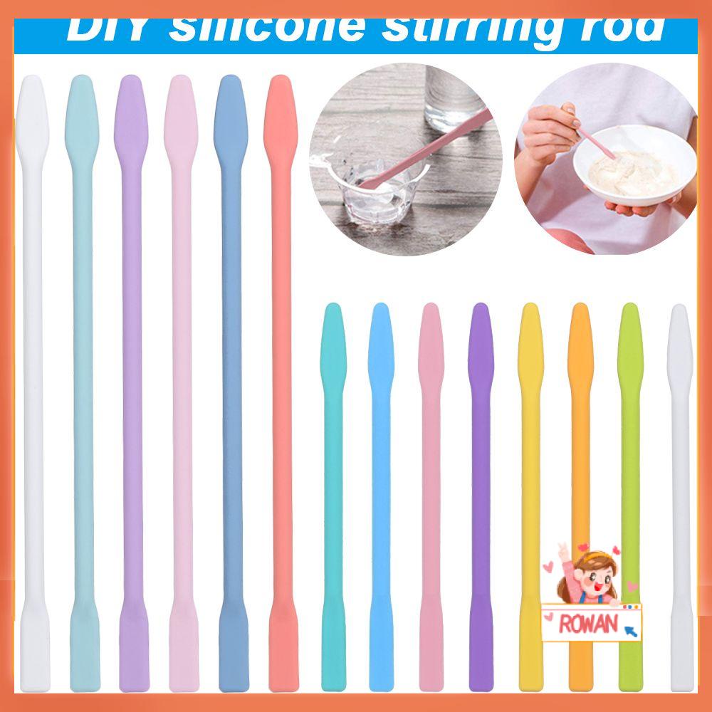 R-FLOWER Silicone Stir Stick DIY Beads Beauty Stick Epoxy Resin Adjusting Rod Alat Kecantikan Modulasi Warna