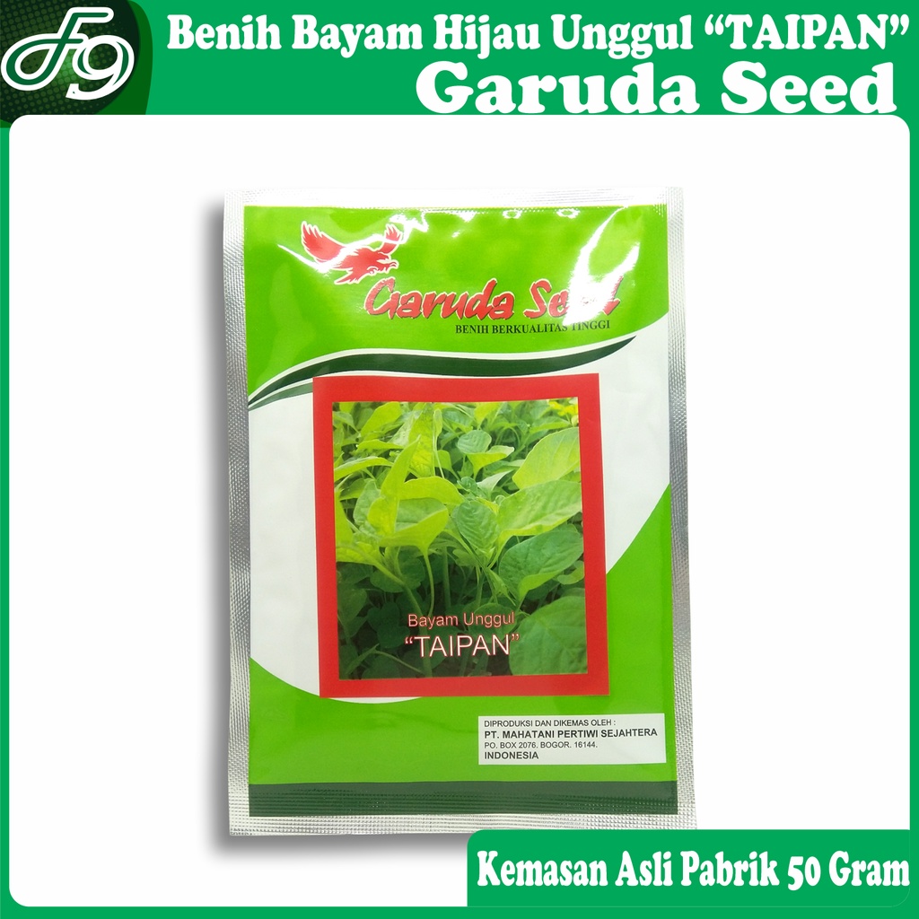 Benih Bayam HIjau Taipan Garuda Seed 50 Gram