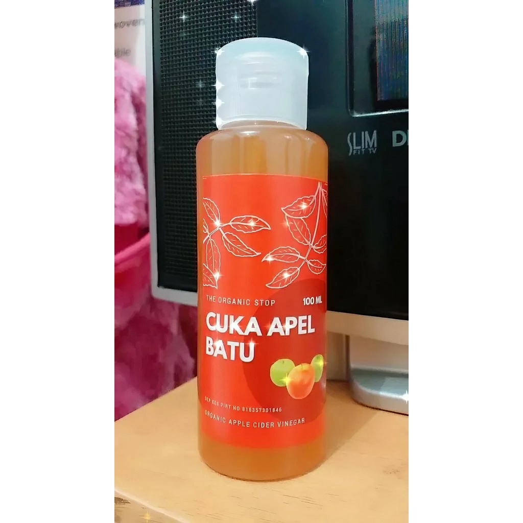 

(PROMO) TheOrganicStop Cuka Apel Organik Batu Apple Cider Vinegar 100 mL