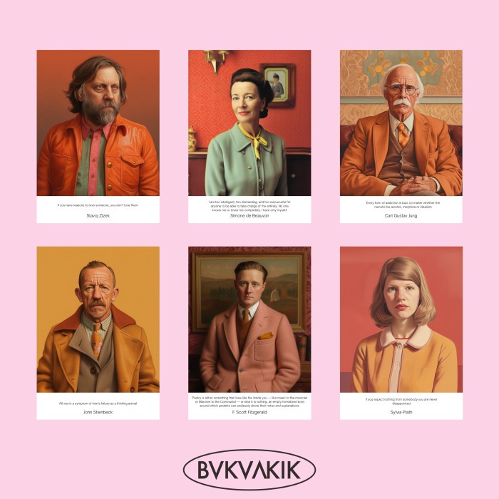 Postcard Akik 2 - de Beauvoir