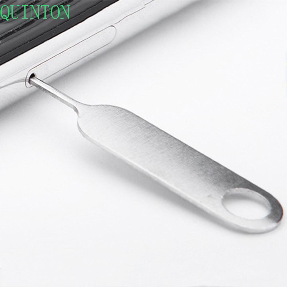 QUINTON Sim Card Tray Ejector Universal 10pcs /pack Alat Kunci Telepon Pin Ejecting Smartphone Pin Kartu Pelepas Ponsel