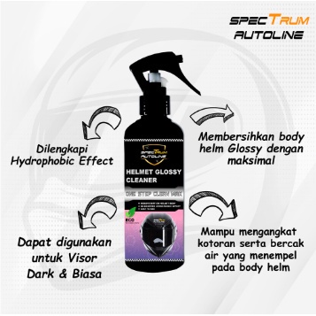 Helm Cleaner Pembersih Helm Visor Hydrophobic Doff Glossy Toko Imah Bisa Cod