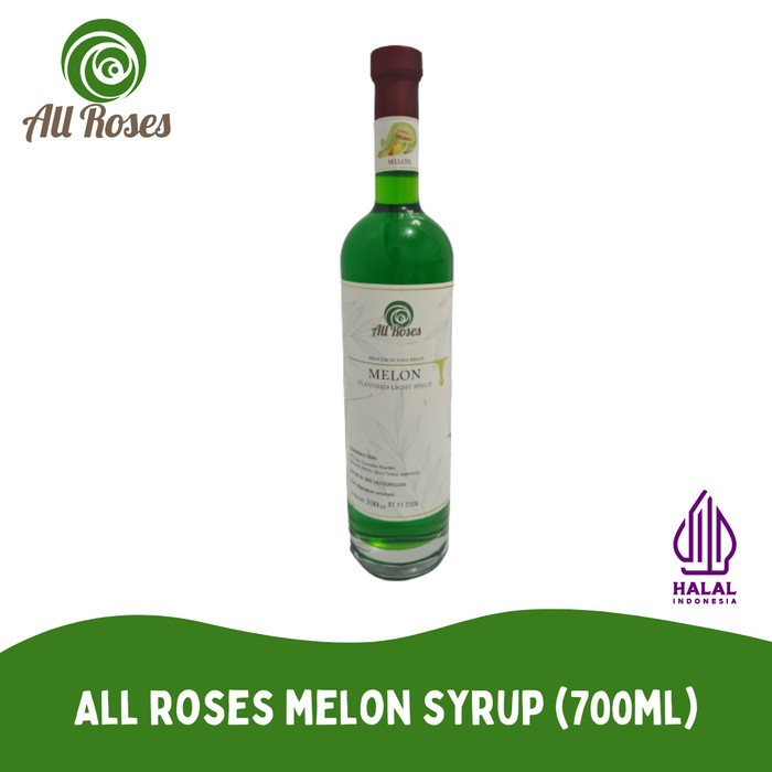 

All Roses Melon Syrup 700ml - Sirup rasa Melon