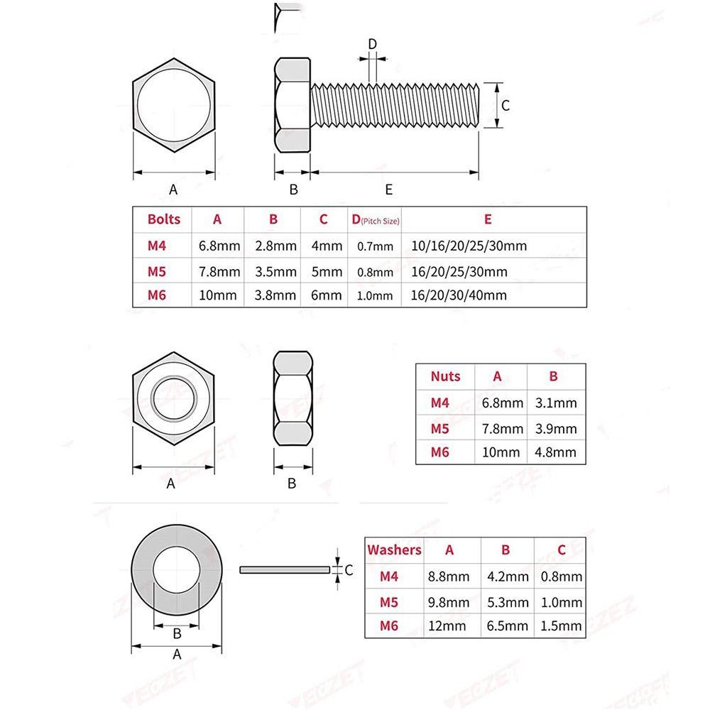 620PCS Flat &amp; Lock Washers Assortment, 3 Types 13