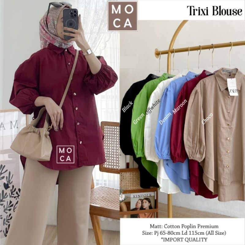 TRIXI BLOUSE ORI MOCA