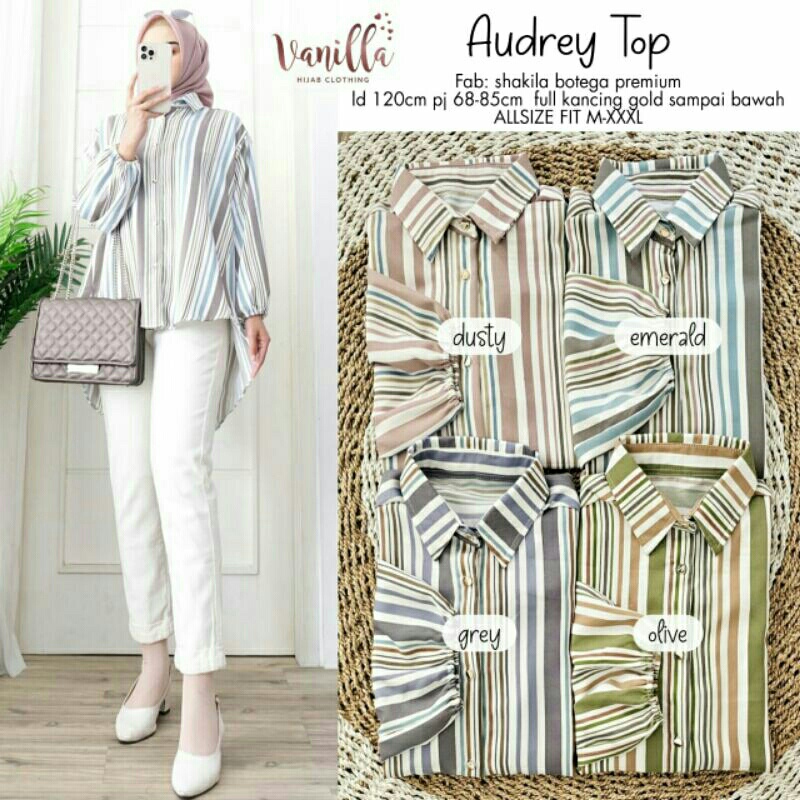 AUDREY TOP ORI VANILLA | Shakila Botega