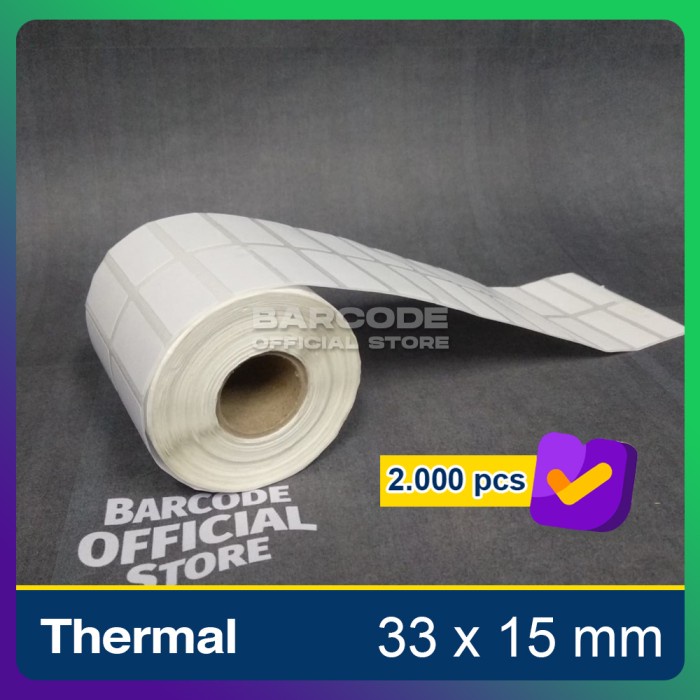 

Kertas Label Printer Barcode XPrinter 360B Label Thermal 33x15mm 2line PST79