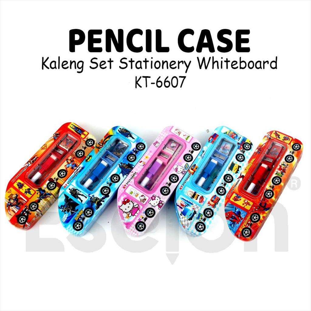 

Kotak Pensil Kaleng Mobil + Set + Whiteboard Fancy KT-6607