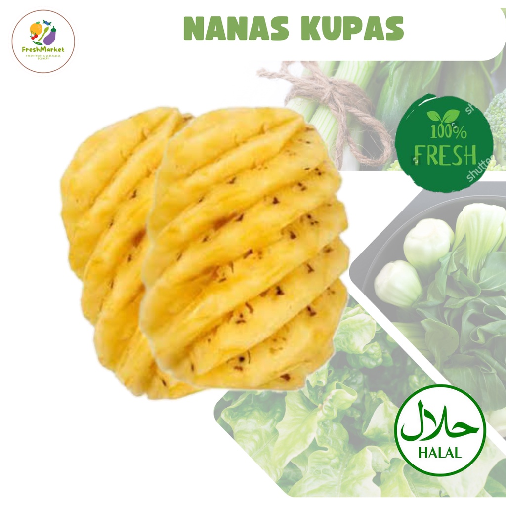 

Nanas Manis Kupas Buah Segar Freshmarketlampung