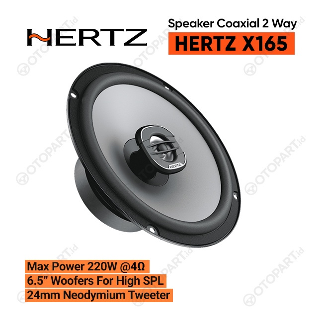 Speaker Coaxial 2 Way HERTZ X 165 UNO 6.5″ inch