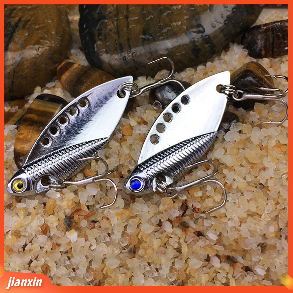 (In Stock) Umpan Pancing Berbentuk Ikan Bahan Zinc Alloy Keras Buatan Tackle Dengan Kait Treble