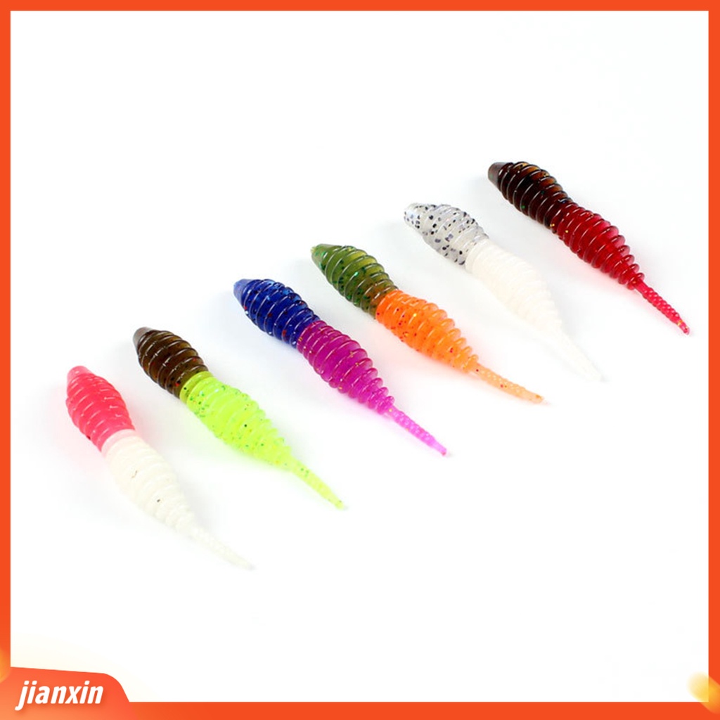 (In Stock) 10Pcs /Set 50mm/1g Umpan Buatan Depan Dan Belakang Dua Warna Meningkatkan Godaan Umur Pemikat Memancing Profesional Untuk Memancing