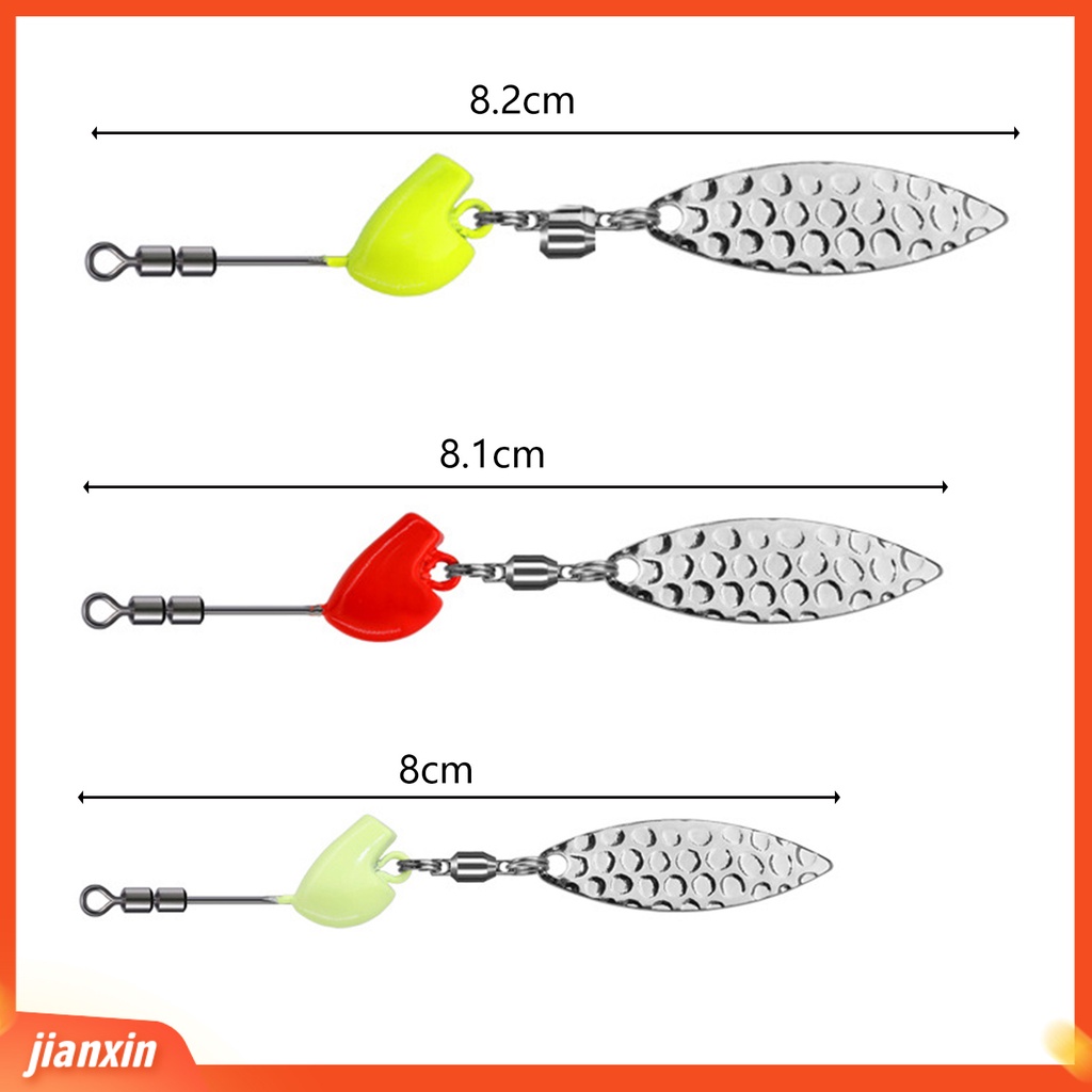 (In Stock) 3Pcs Payet Pemikat Pancing Handal Pengerjaan Halus Anti-Gantungan Bawah Aksesoris Praktis Memimpin Sinker Sequin Untuk Angling