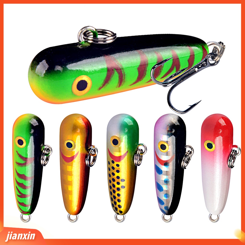 (In Stock) 2.5g /3cm Umpan Umpan Ikan Penembus Kuat Tajam Hidup Mudah Di Cor Memancing Mengambang Wobblers Pike Umpan Untuk Pecinta Memancing