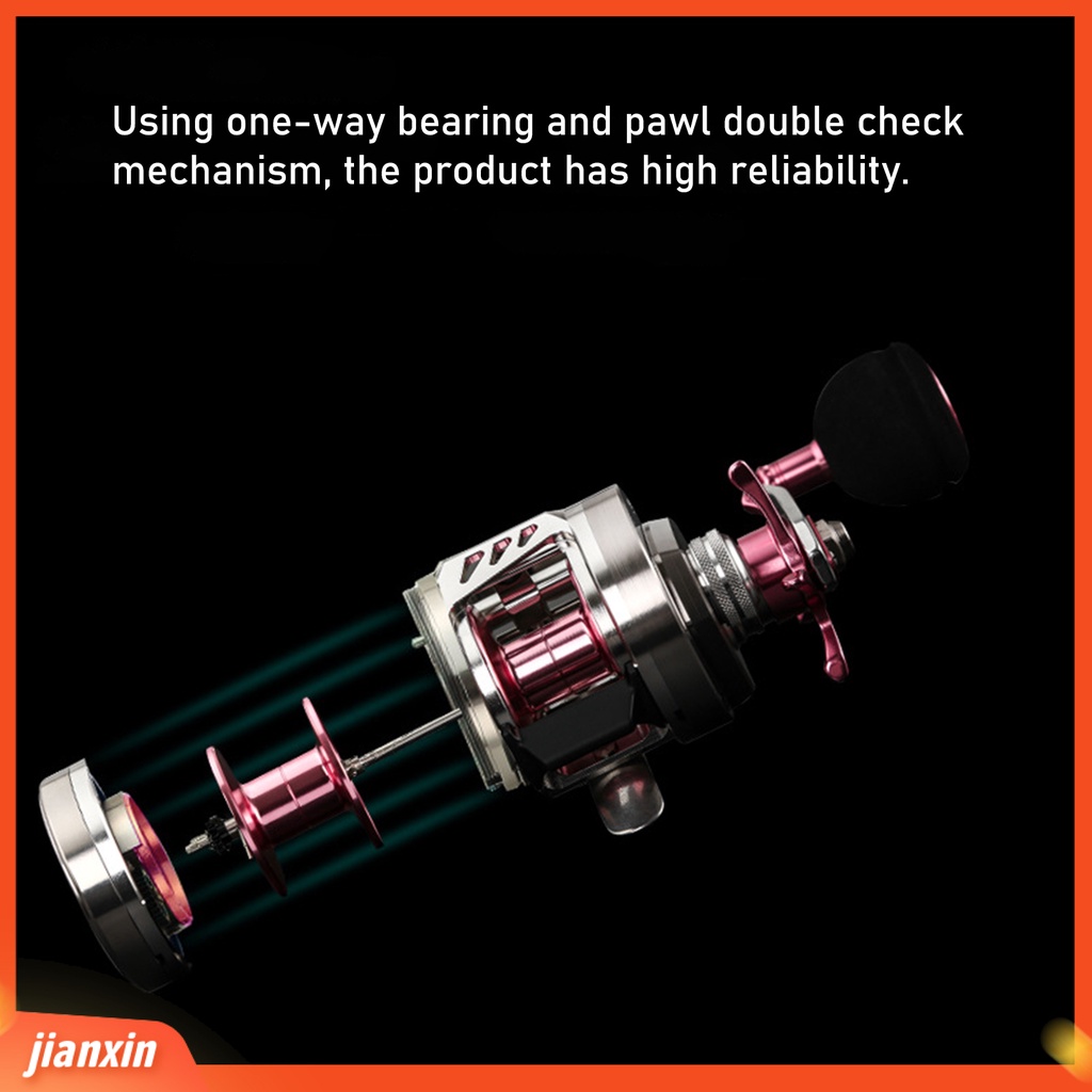 (In Stock) Gulungan Pancing Halus Presisi Bantalan Satu Arah Stabil Memancing Roda Metal Untuk Memancing