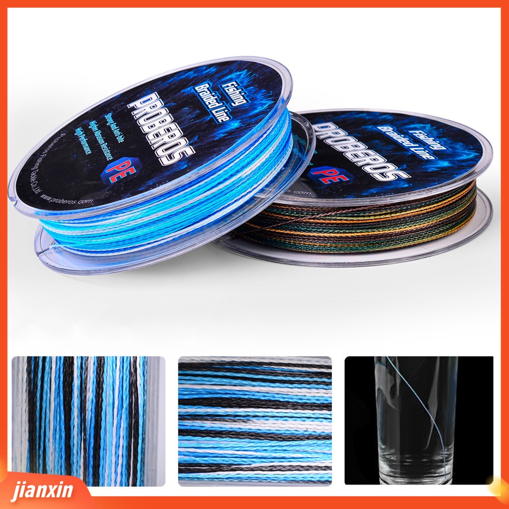 (In Stock) 100m Tali Pancing 4 Trands Tahan Sobek PE Braided Fishing Tackle Pesca Lure Untuk Angling