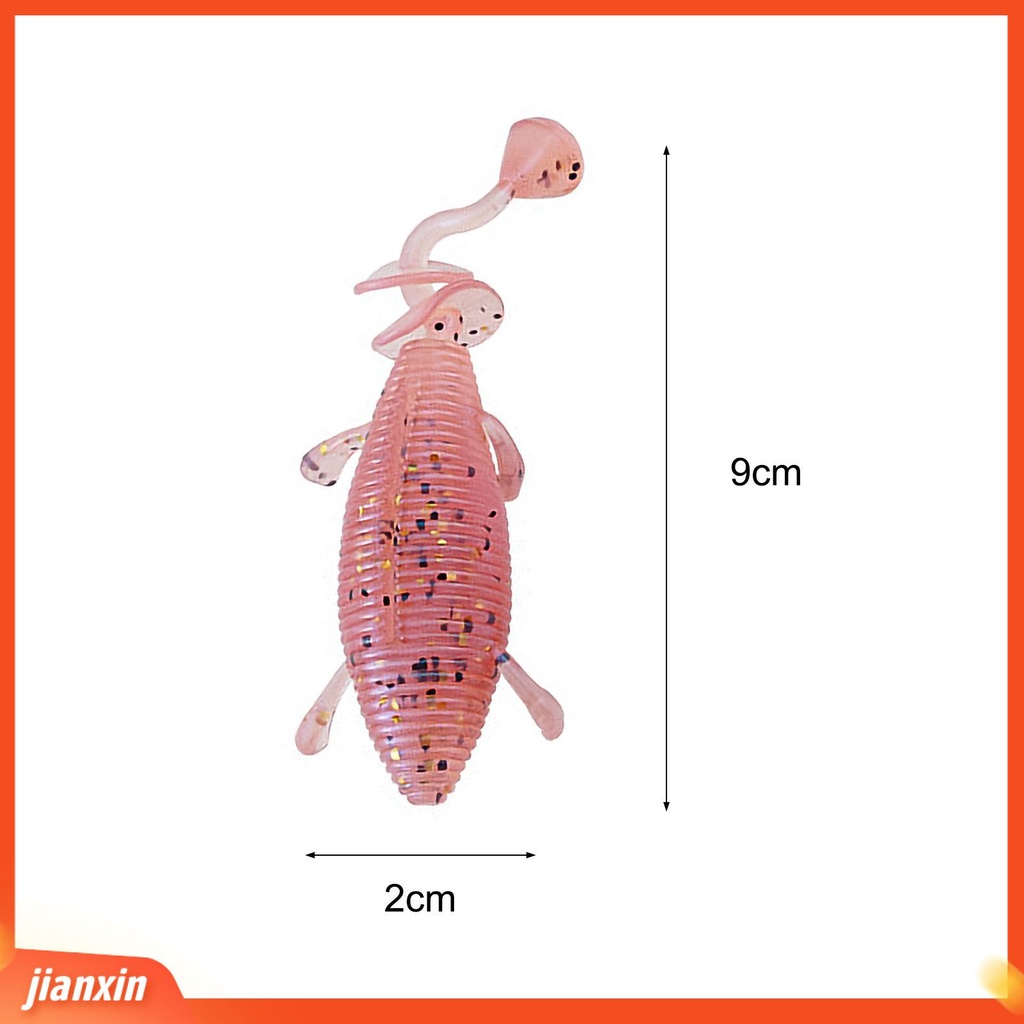 (In Stock) 3Pcs 11g Memancing Soft Lure Mensimulasikan Topwater TPR Silikon Bentuk Serangga Lure Untuk Bass Pike