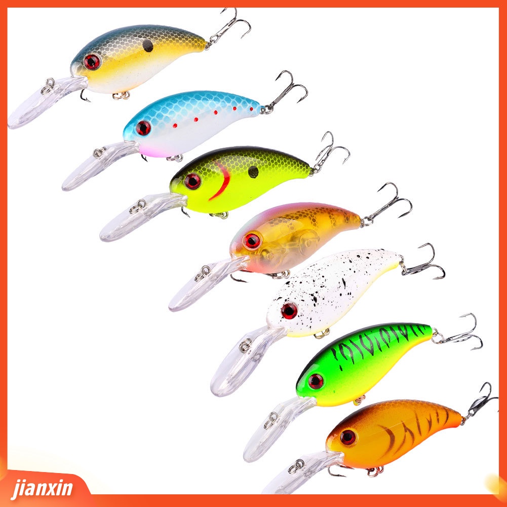 (In Stock) 10cm 14.52g Umpan Pancing Buatan Umpan Engkol Keras Wobbler Tackle Dengan Pengait