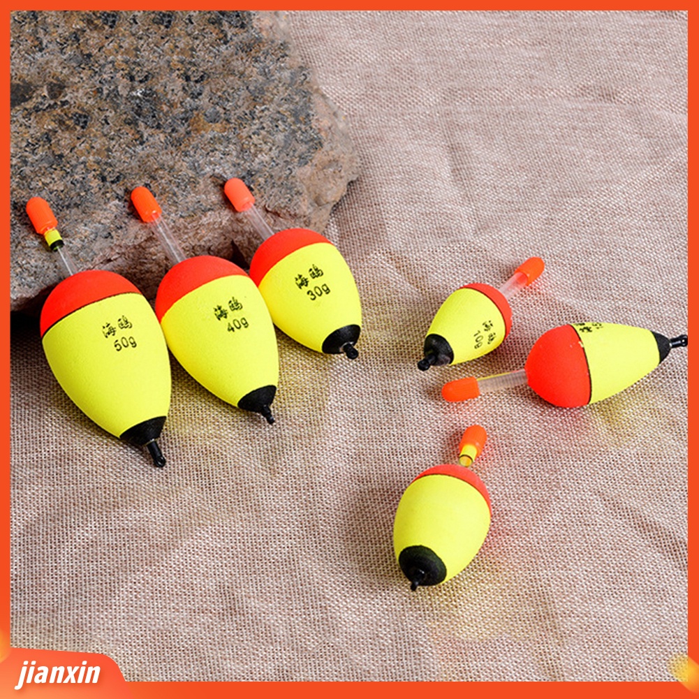 (In Stock) 3Pcs 2.2-4.4g EVA Pelampung Bercahaya Pelampung Ikan Umpan Detector Memancing Aksesoris