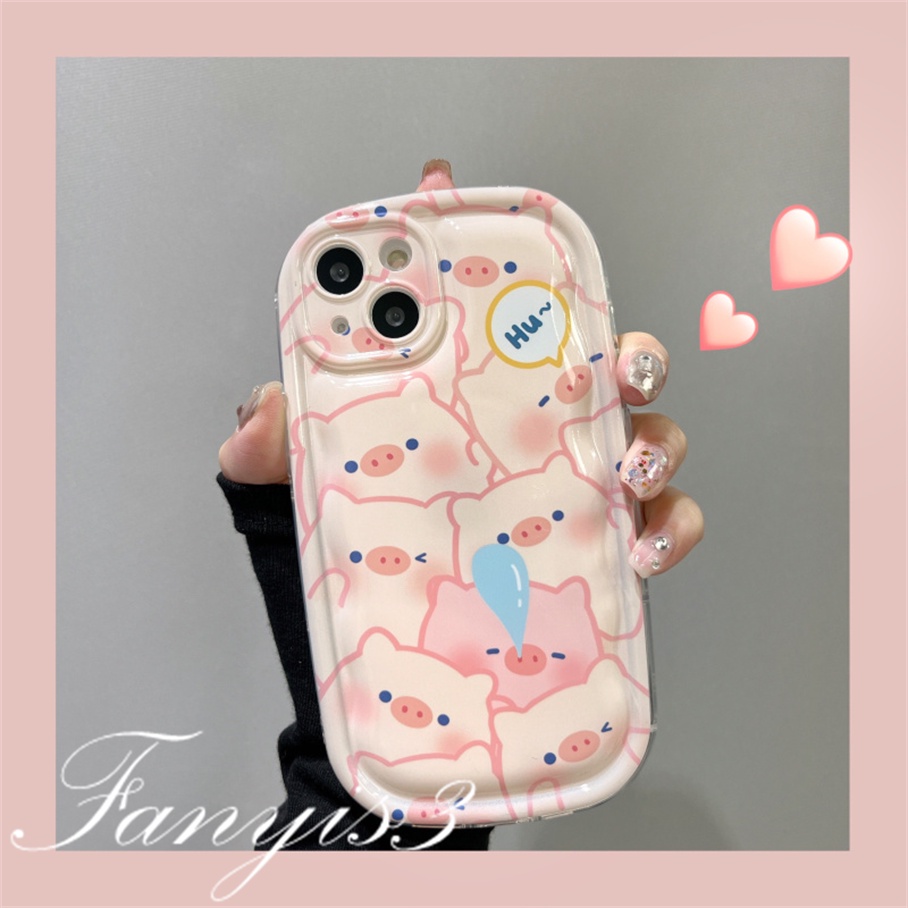 Vivo Y36 Y02 Y16 Y35 V25 V25e Y22 Y22s Y02s Y15A Y15S Y01 Y21 Y21s Y20 Y20s Y17 Y15 Y12 Y11 Y1s Y91C Y91i Y33s Y20i Y12s Y51 Y31 Y50 Y30i Lovely Sleepy Pig Casing Ponsel TPU Soft Cover