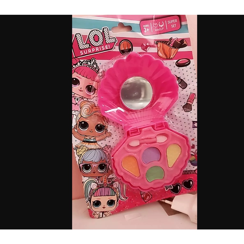 MAINAN ANAK PEREMPUAN MAKEUP KERANG LOL MAINAN MAKE UP KERANG MAKE UP DONAT DONUT SNI HD-118 NEW