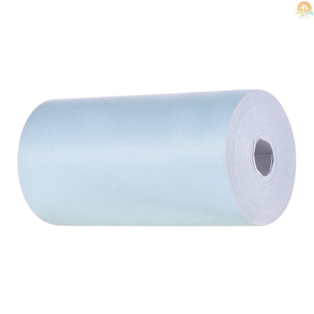 In Stock Color Thermal Paper Roll 57*30mm Nota Tagihan Kertas Foto Cetak Bening Untuk PeriPage A6 Pocket Thermal Printer Untuk PAPERANG P1/P2 Mini Photo Printer Isi 3roll