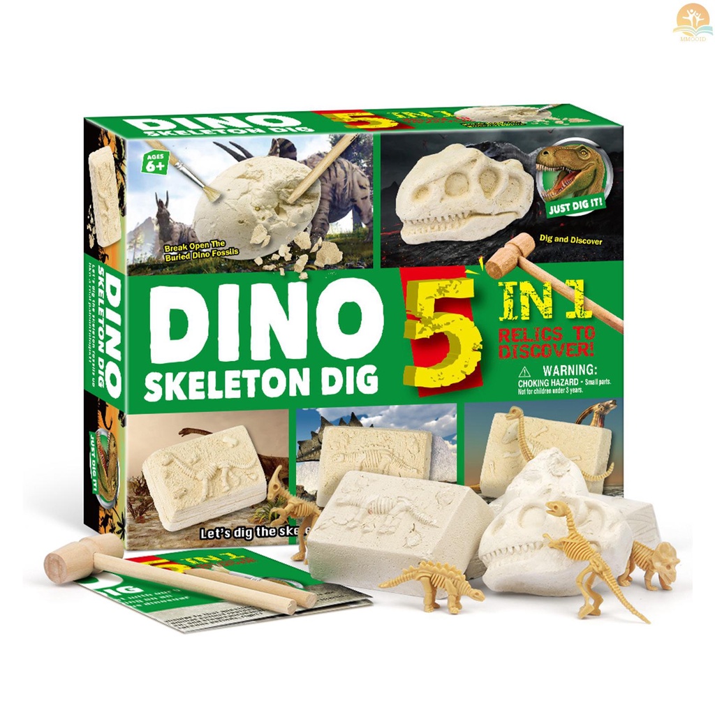 In Stock Dino Telur Dinosaurus Harta Karun Gali Kit Dengan 5bata Menggali Alat Penggali Batang Arkeologi Paleontologi Ilmu Edukasi Hadiah Ulang Tahun Natal Untuk Anak Laki-Laki Perempuan Siswa