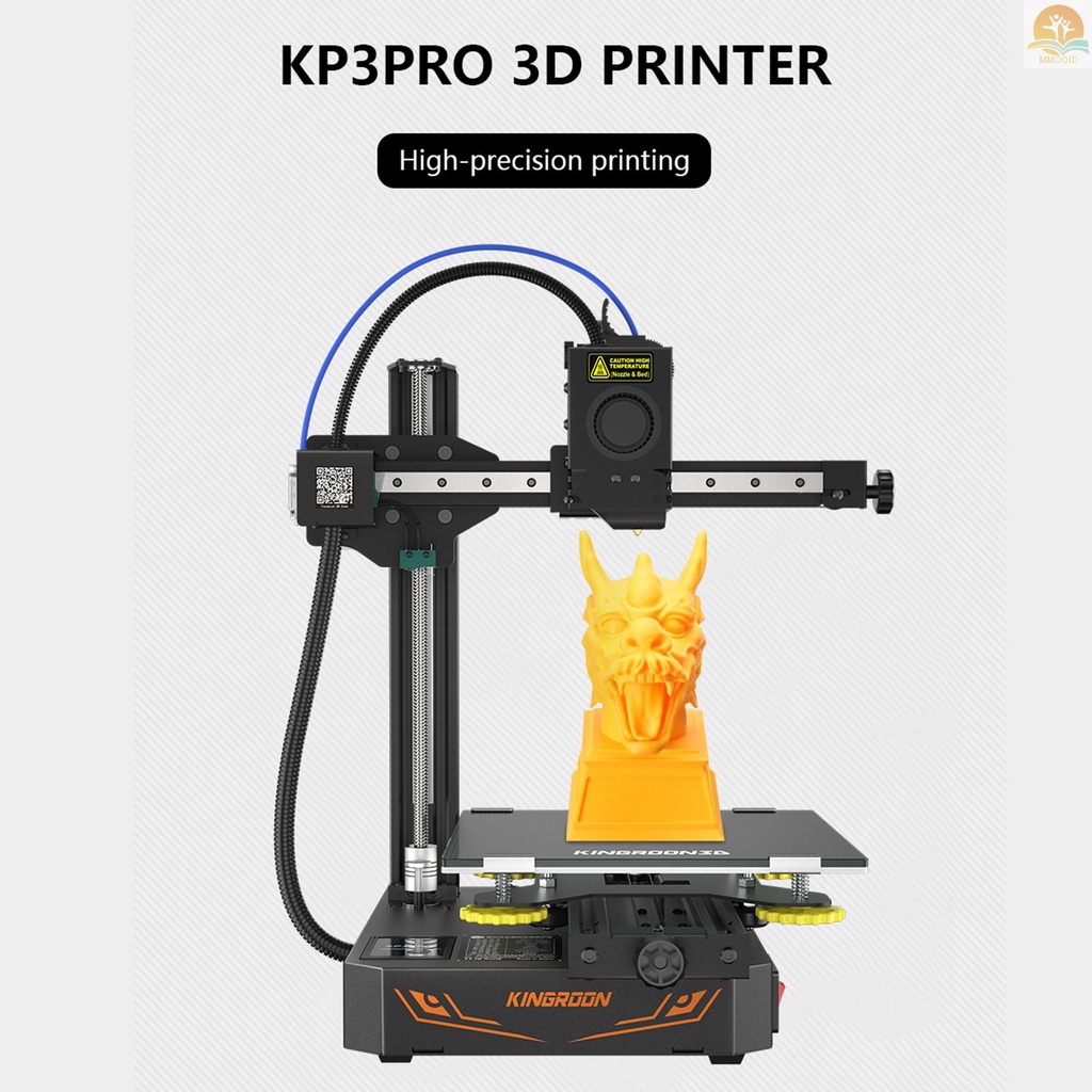 In Stock KINGROON KP3S Pro 3D Printer Dengan Titan Extruder XZ axis Linear Guide Rel Platform Kaca Touchscreen Carborundum Dukungan Resume Printing Deteksi Filamen 3D Printing M