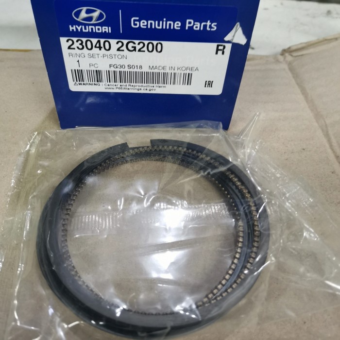 Ring piston hyundai h1 bensin / new santa fe bensin original hyundai