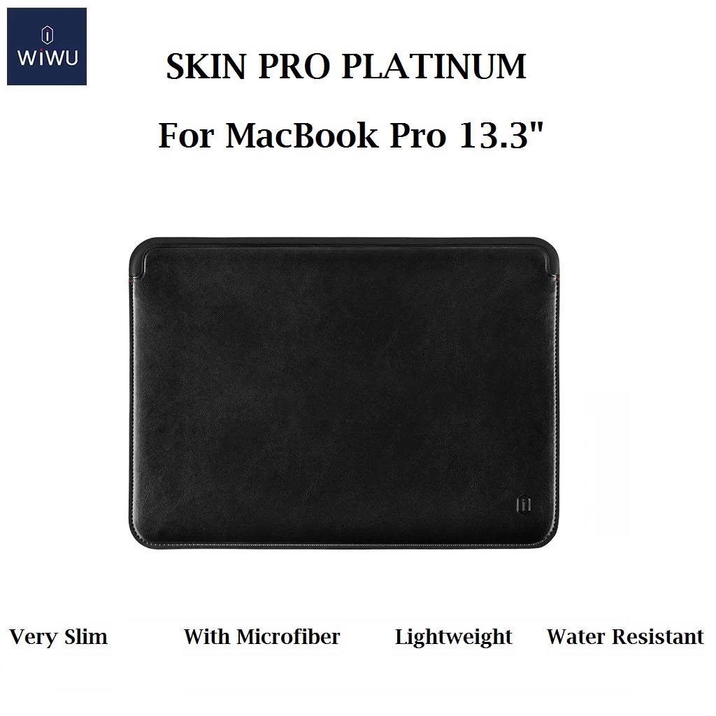 AKN88 - WIWU Skin Pro Platinum 13.3 - Microfiber Leather - Sarung Laptop 13.3 INCH