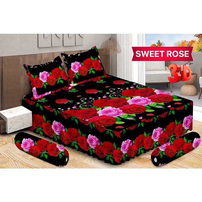 Bonita - Sprei RUMBAI King (180x200) Terlaris motif Pilihan