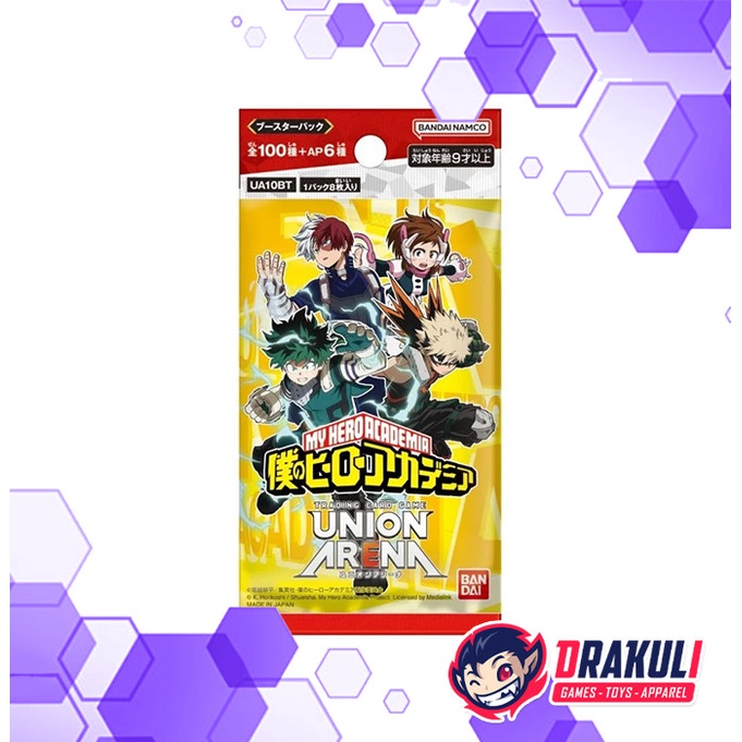 TCG Union Arena My Hero Academia Card Booster Pack UA10BT