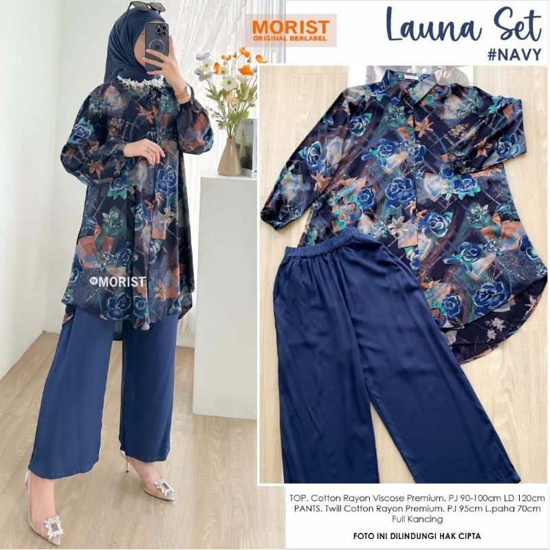 LAUNA SET ORI MORIST | Ld120 Cotton Rayon Viscose Premium