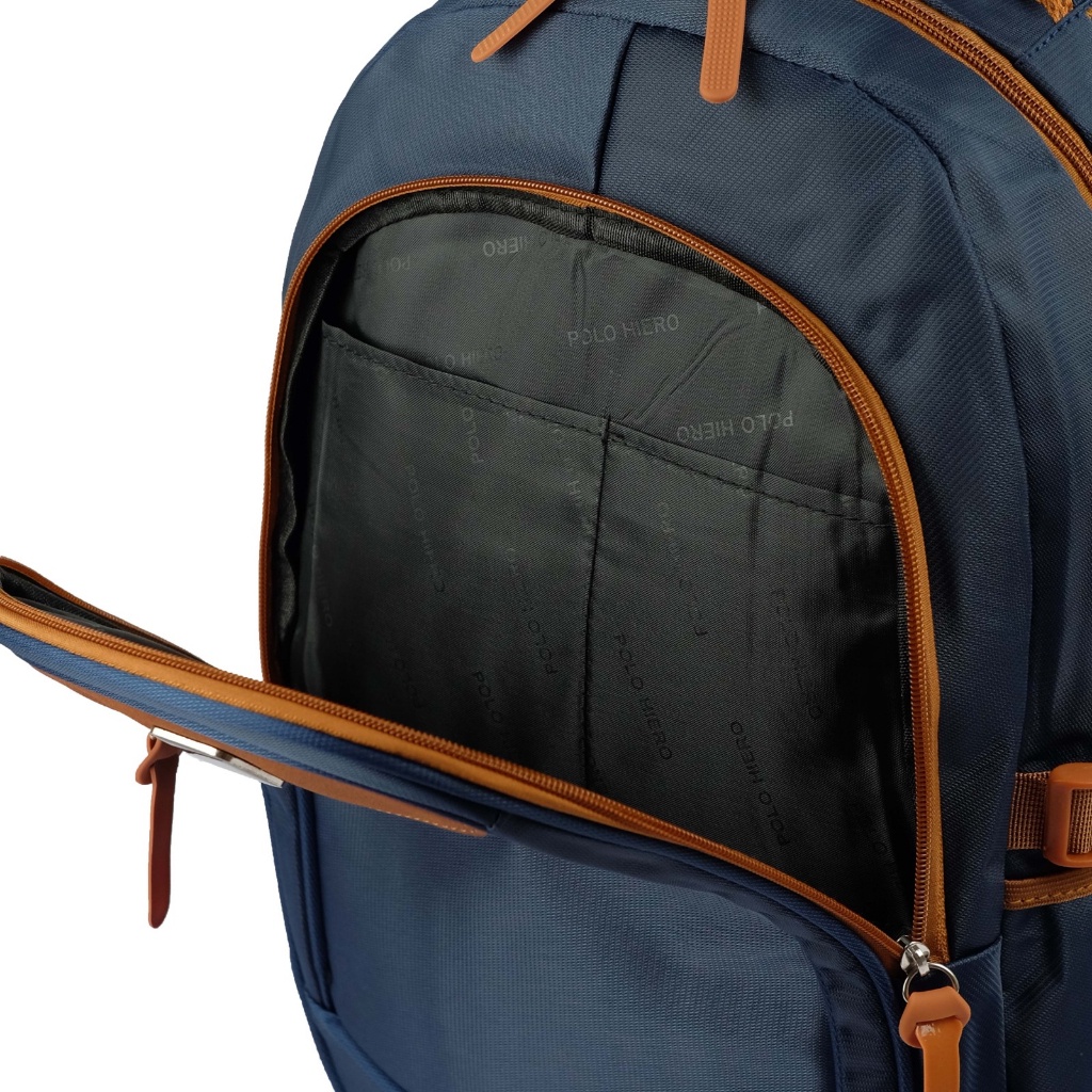 Tas Ransel Polo Hiero ZY1087 Tas Pria Laptop Tas Ransel Sekolah Tas Kerja Tas Kuliah