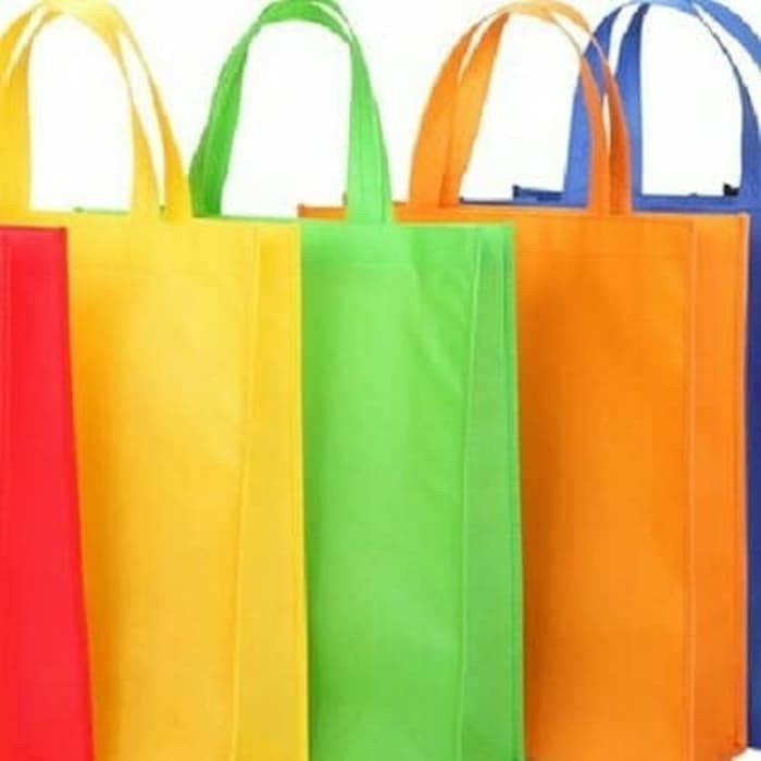 

Spundbond/kemasan 30x40 Tas Belanja Furing Goodie Bag/tas kain MURAH - Biru