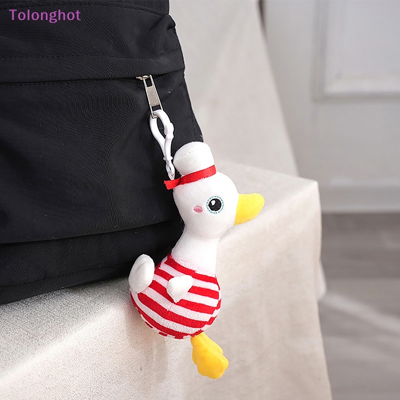 Tolonghot&gt; Lucu Bebek Navy Mainan Mewah Kartun Hewan Liontin Boneka Lembut Gantungan Kunci Ransel Tas Mobil Key Ring Decor Hadiah Pasangan well