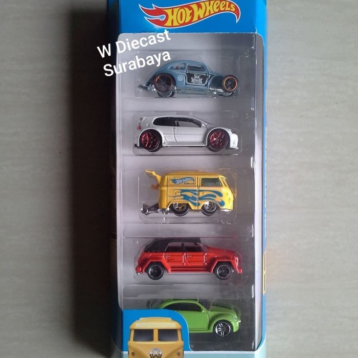 Hot Wheels Giftpack Volkswagen VW Golf, Kool Kombi, Type 181, Beetle