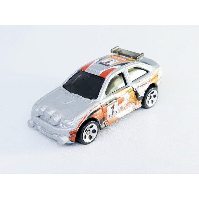 Hot Wheels loose Ford Escort Rally - silver AS79