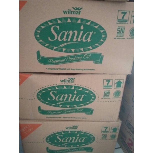 

✨Ready Stok✨ - Minyak goreng sania 2L (1 dus)- 1.2.23