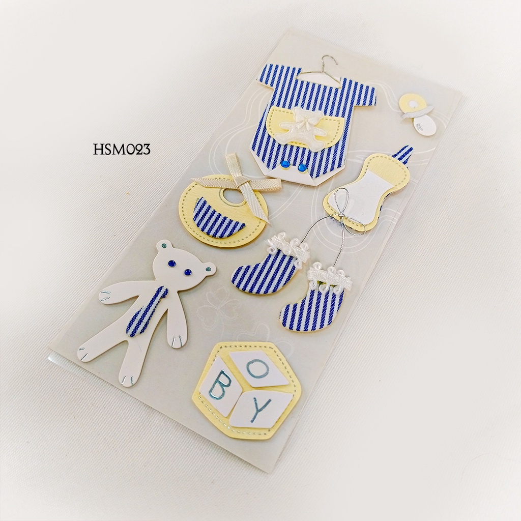 

Journaling Baby Kit Sticker Baby Boy Gear HSM-RA023