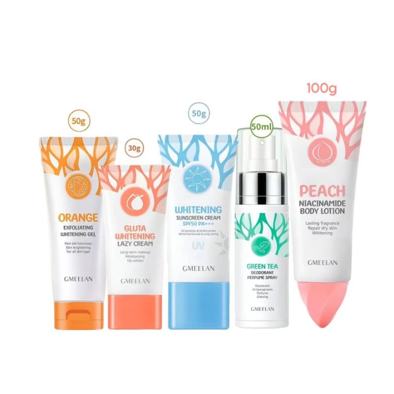 GMEELAN Lazy Exfoliating Sunscreen Body Lotion Deodorant Spray