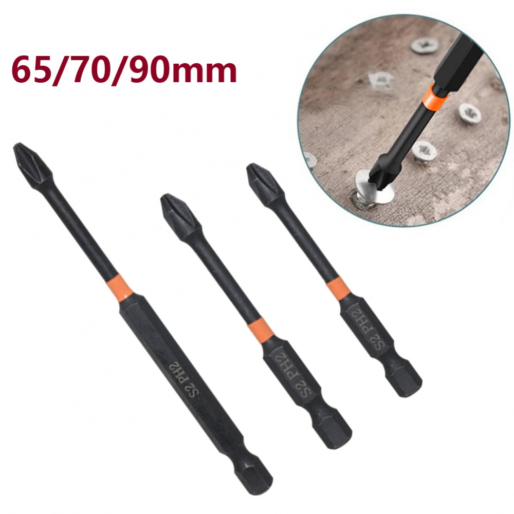 Mata Obeng Screwdriver Bit65 70 90mm Mata Obeng Cross Baja Alloy