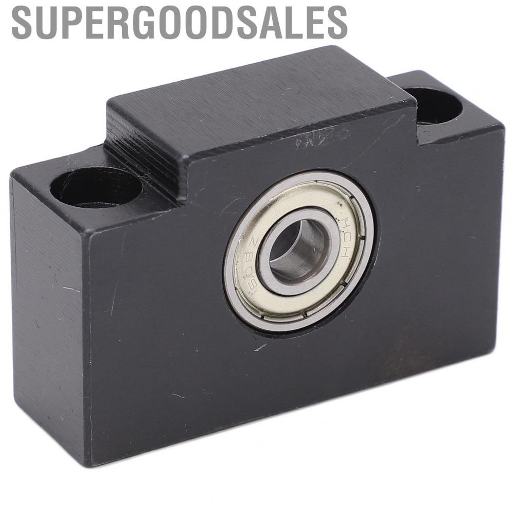 Supergoodsales Ball Screw End Support  Carbon Steel Stable Working Ballscrew Bearing Block Durable for Replacement