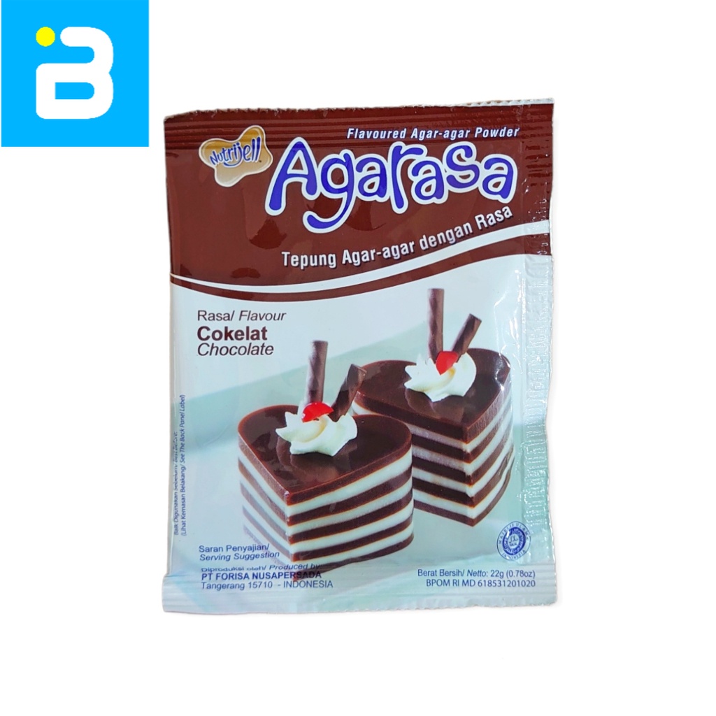 

Nutrijell Agarasa Coklat 22 G
