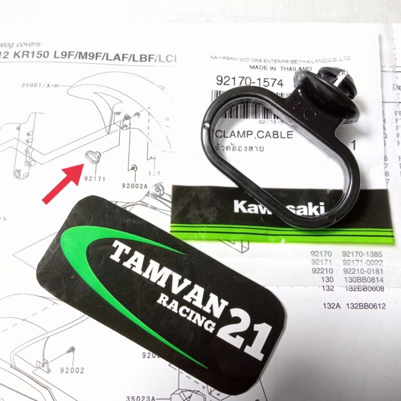 CLAMP KLEMAN KABEL SPEEDOMETER NINJA RR R SS ORIGINAL