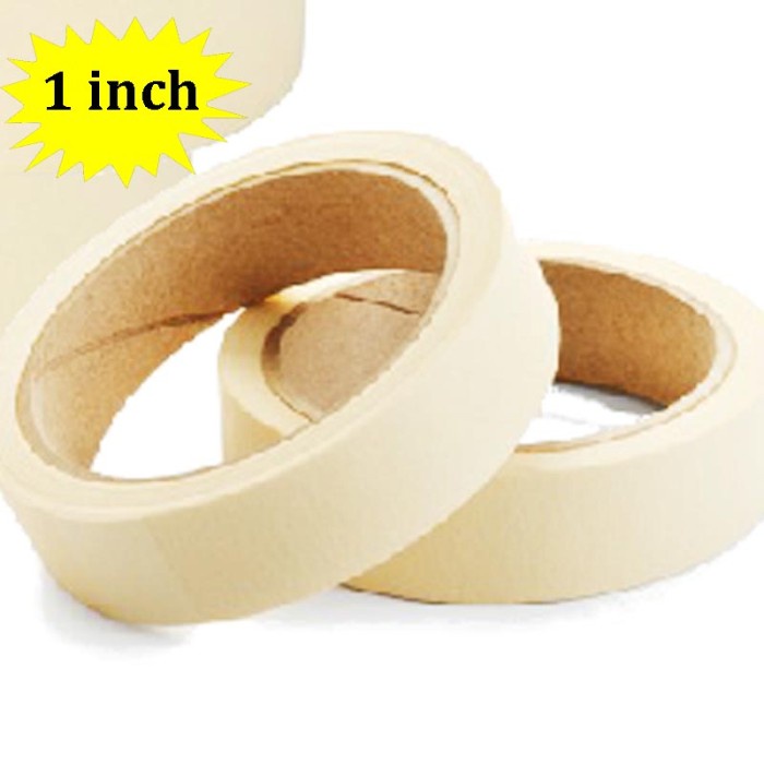 

Lakban Kertas 1" - inch x 10m - meter / Masking Tape Selotip 24mm