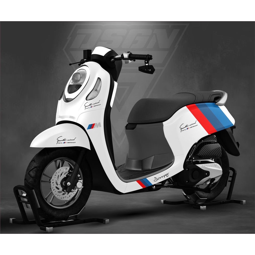Decal scoopy full body Full Blok Decal Scopy Dekal New Fi 2021 Scoopy 2022 Scoopy Karbu Scoopy Fi Sc