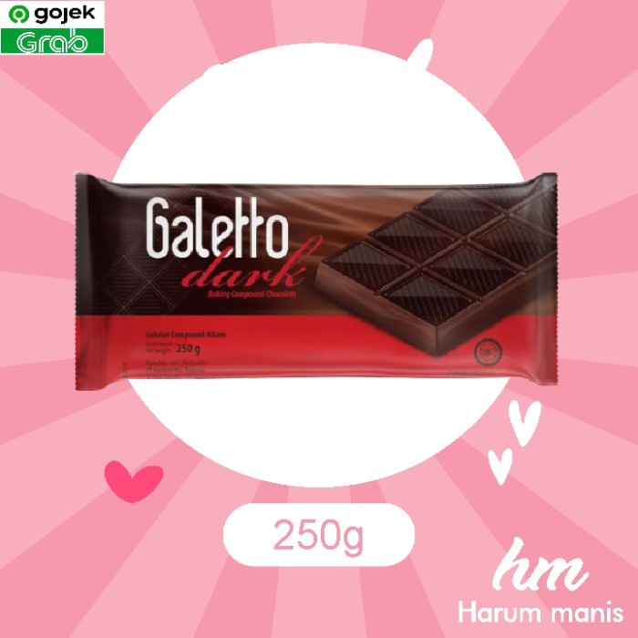 

Galetto Dark Compound Coklat 250g