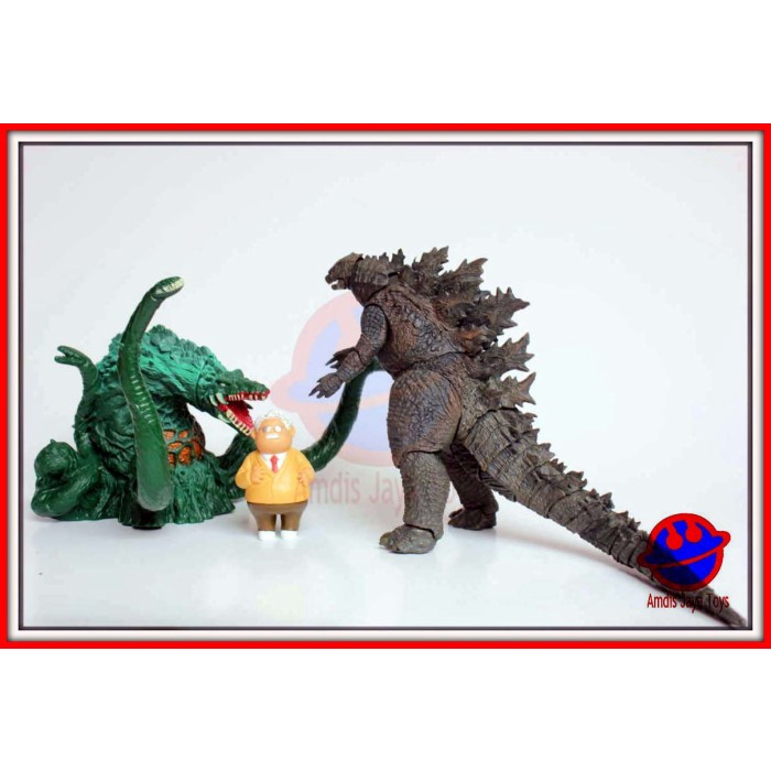 Neca Action Figure Set Godzilla VS Monster Biollante - Kolpri Display